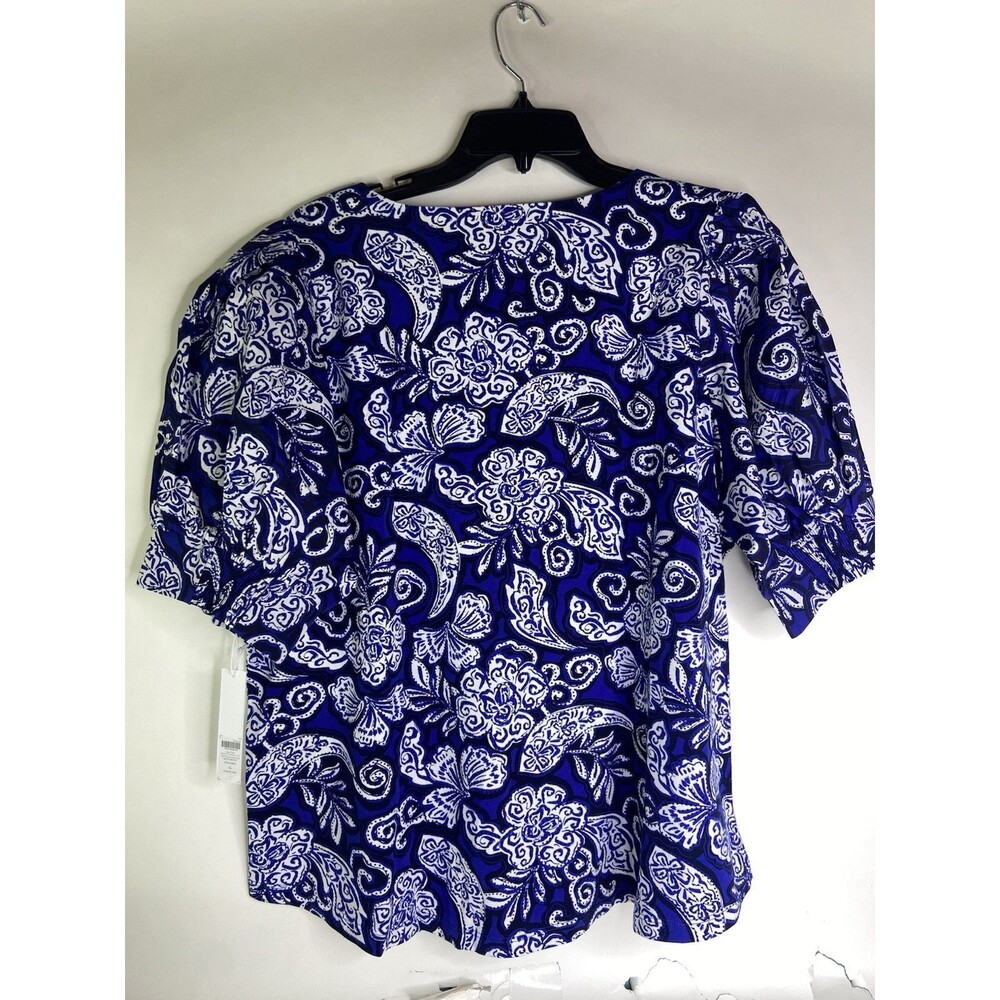 Chico's Bogota Square Neck Top Blouse 3/4 Sleeve Plus Womens Size 4 US XXL - Picture 2 of 8